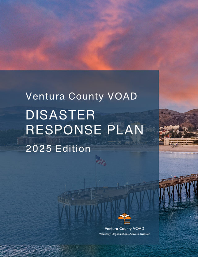 Cover of the Ventura County VOAD Disaster Response Plan, 2025 Edition